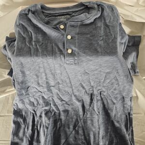 Crewcuts Blue Short Sleeve Boys Henley Shirt